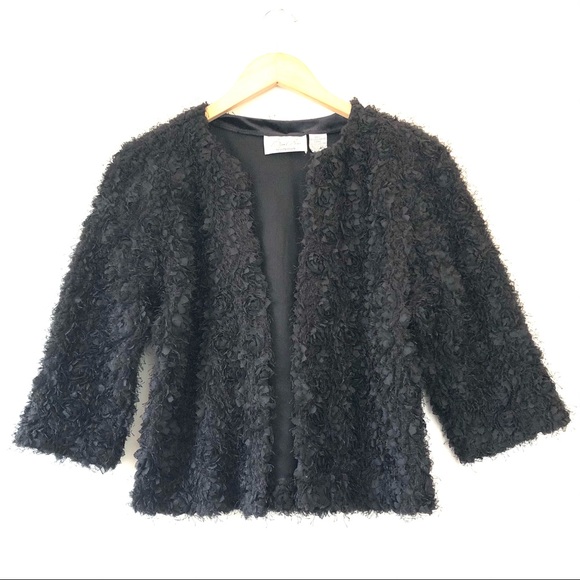 Byron Lars Jackets & Blazers - Byron Lars Beauty Mark Shaggy Embellished Jacket